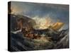 The Wreck of a Transport Ship Circa 1810-J. M. W. Turner-Stretched Canvas