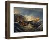 The Wreck of a Transport Ship Circa 1810-J. M. W. Turner-Framed Giclee Print