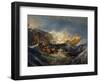 The Wreck of a Transport Ship Circa 1810-J. M. W. Turner-Framed Giclee Print