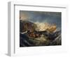 The Wreck of a Transport Ship Circa 1810-J. M. W. Turner-Framed Giclee Print