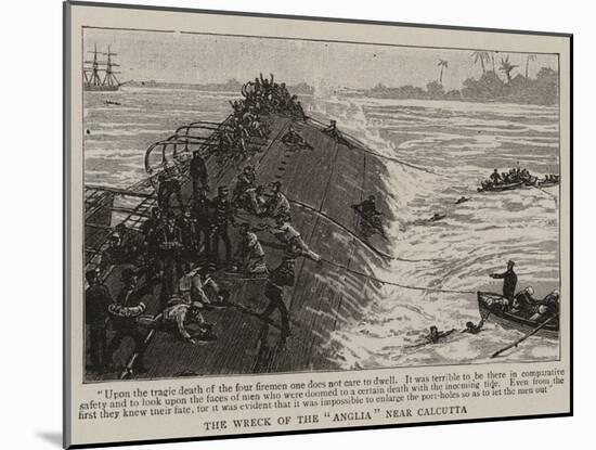 The Wreck of the Anglia Near Calcutta-null-Mounted Giclee Print