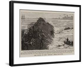 The Wreck of the Anglia Near Calcutta-null-Framed Giclee Print