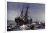 The Wreck of the "Birkenhead," 1852-Charles Edward Dixon-Framed Giclee Print