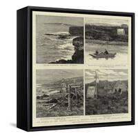 The Wreck of the Derry Castle on Enderby Island; One of the Auckland Islands-null-Framed Stretched Canvas