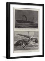 The Wreck of the Drummond Castle-Joseph Nash-Framed Giclee Print