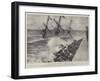 The Wreck of the German Training-Ship, Gneisenau, Off Malaga-Henry Charles Seppings Wright-Framed Giclee Print