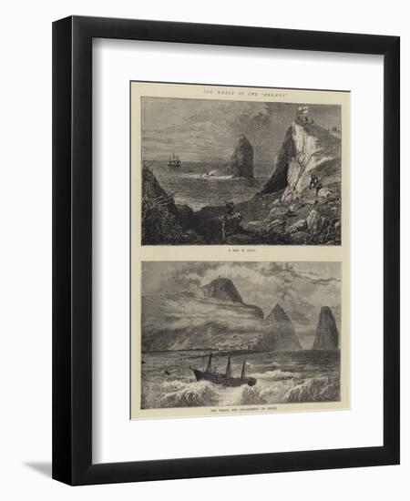 The Wreck of the Megaera-William Henry James Boot-Framed Giclee Print