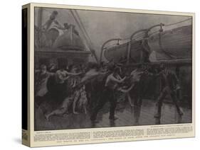 The Wreck of the Ss Lusitania, the Scene on Deck after the Steamer Had Struck-Joseph Nash-Stretched Canvas
