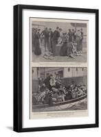 The Wreck of the Stella-Joseph Nash-Framed Giclee Print