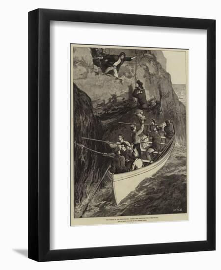 The Wreck of the Strathmore, Taking the Survivors from the Island-William Heysham Overend-Framed Giclee Print