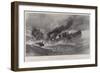 The Wreck of the Turbine Torpedo-Boat Destroyer Cobra Off the Lincolnshire Coast on 18 September-Fred T. Jane-Framed Giclee Print