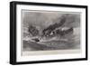 The Wreck of the Turbine Torpedo-Boat Destroyer Cobra Off the Lincolnshire Coast on 18 September-Fred T. Jane-Framed Giclee Print