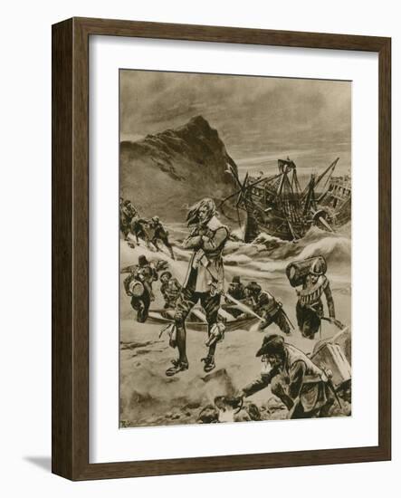 The Wreck That Gave Britain the Bermudas-Richard Caton Woodville II-Framed Giclee Print