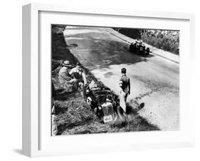 The Wreckage of Goldie Gardner's MG J4, Tourist Trophy, Ards-Belfast, 1932-null-Framed Photographic Print