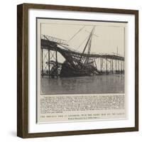 The Wrecked Pier at Southend, with the Yacht That Did the Damage-null-Framed Giclee Print