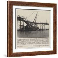 The Wrecked Pier at Southend, with the Yacht That Did the Damage-null-Framed Giclee Print