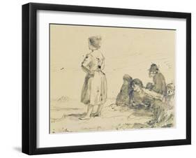 The Wreckers, C.1900-Augustus Edwin John-Framed Giclee Print