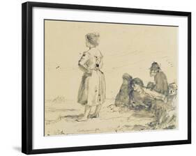 The Wreckers, C.1900-Augustus Edwin John-Framed Giclee Print