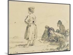 The Wreckers, C.1900-Augustus Edwin John-Mounted Giclee Print