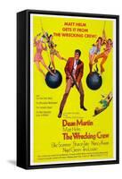 THE WRECKING CREW, US poster, Dean Martin, 1969-null-Framed Stretched Canvas