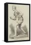 The Wrestler, by E B Stephens, Ara-null-Framed Stretched Canvas