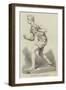 The Wrestler, by E B Stephens, Ara-null-Framed Giclee Print