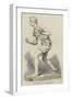 The Wrestler, by E B Stephens, Ara-null-Framed Giclee Print