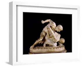 The Wrestler, Copy of Greek Sculpture 3rd Century BC-null-Framed Giclee Print