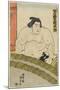 The Wrestler Kurokumo Tatsugoro of the Higo Stable, 1830-1844-Utagawa Kunisada-Mounted Giclee Print