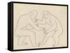 The Wrestlers, 1913-Henri Gaudier-brzeska-Framed Stretched Canvas