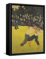 The Wrestling Bretons, circa 1893-Paul Serusier-Framed Stretched Canvas