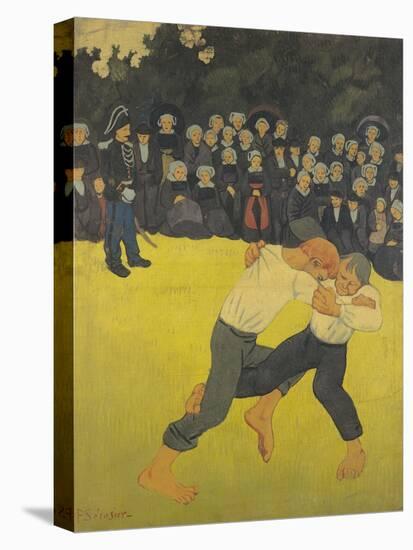 The Wrestling Bretons, circa 1893-Paul Serusier-Stretched Canvas