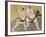 The Wrestling Match Between Kimenzan Tanigoro and Edogasaki Gemji-Katsukawa Shunsho-Framed Giclee Print