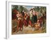 The Wrestling Scene in 'As You Like It', 1854-Daniel Maclise-Framed Giclee Print