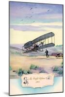 The Wright Biplane, 1903-Charles H. Hubbell-Mounted Art Print