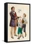 The Wright Brothers as Boys, Given a Toy Plane by their Father-Peter Jackson-Framed Stretched Canvas