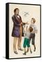 The Wright Brothers as Boys, Given a Toy Plane by their Father-Peter Jackson-Framed Stretched Canvas