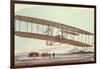 The Wright Brothers at Kitty Hawk, North Carolina, in 1903-American School-Framed Giclee Print