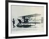 The Wright Brothers' B1 Aircraft Fitted with Pontoons for Sea Service with Us Navy, 1912-null-Framed Giclee Print