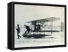 The Wright Brothers' B1 Aircraft Fitted with Pontoons for Sea Service with Us Navy, 1912-null-Framed Stretched Canvas