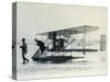 The Wright Brothers' B1 Aircraft Fitted with Pontoons for Sea Service with Us Navy, 1912-null-Stretched Canvas