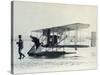 The Wright Brothers' B1 Aircraft Fitted with Pontoons for Sea Service with Us Navy, 1912-null-Stretched Canvas