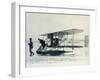 The Wright Brothers' B1 Aircraft Fitted with Pontoons for Sea Service with Us Navy, 1912-null-Framed Giclee Print