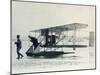 The Wright Brothers' B1 Aircraft Fitted with Pontoons for Sea Service with Us Navy, 1912-null-Mounted Giclee Print