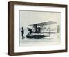 The Wright Brothers' B1 Aircraft Fitted with Pontoons for Sea Service with Us Navy, 1912-null-Framed Giclee Print