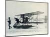 The Wright Brothers' B1 Aircraft Fitted with Pontoons for Sea Service with Us Navy, 1912-null-Mounted Giclee Print