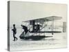 The Wright Brothers' B1 Aircraft Fitted with Pontoons for Sea Service with Us Navy, 1912-null-Stretched Canvas