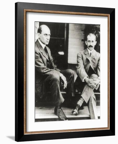 The Wright Brothers, Orville and Wilbur Wright, 1909-null-Framed Giclee Print