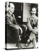 The Wright Brothers, Orville and Wilbur Wright, 1909-null-Stretched Canvas