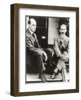 The Wright Brothers, Orville and Wilbur Wright, 1909-null-Framed Giclee Print